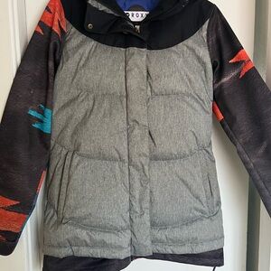 Roxy Grey and Black Jacket